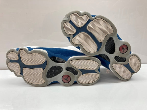 ナイキ NIKE 22年製 AIR JORDAN 13 RETRO FRENCH BLUE エア ジョーダン レトロ フレンチ ブルー AJ13 バスケ シューズ 白 青 414571-164 メンズ靴 スニーカー ホワイト 27.5cm 104S-988