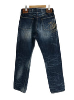 フルカウント FULLCOUNT ロアー ROAR COLLABORATION DENIM  SWAROVSKI デニムパンツ ジーンズ ジーパン インディゴ  12ARP-FC01 デニム ネイビー サイズ32 101MB-577
