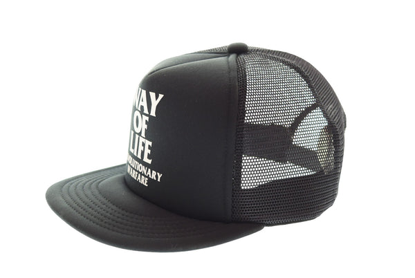 ラッツ  RATS WAY OF LIFE MESH CAP メッシュキャップ 黒 19RA-0509  帽子 メンズ帽子 キャップ ブラック フリーサイズ 103H-46