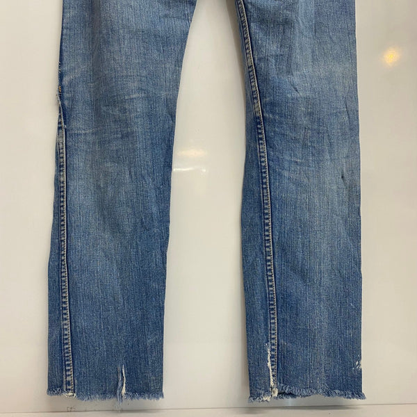 【曜日割引対象外】 ラングラー Wrangler 60's 12MWZ Slim Tapered Denim Pants USA製 デニム ブルー 32×34サイズ 201MB-1040 VB
