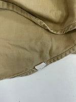 リー Lee ヴィンテージ Vintage ワークシャツ オープンカラー 開襟 長袖シャツ ベージュ Mサイズ 101MT-5207