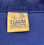 ヴィンテージ vintage 70’s 70年代 FFAジャケット ファーマーズジャケット WEST VIRGINIA TALON ZIP 刺繍 36 ジャケット ネイビー Sサイズ 101MT-4119