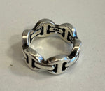 ホーセンブース HOORSENBUHS BRUTE CLASSIC TRI-LINK リング 23号 メンズジュエリー・アクセサリー 指輪・リング シルバー 101G-235