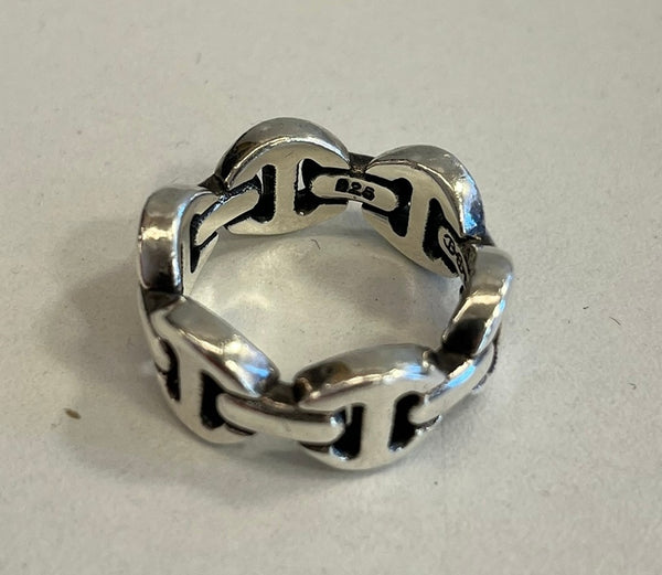 ホーセンブース HOORSENBUHS BRUTE CLASSIC TRI-LINK リング 23号 メンズジュエリー・アクセサリー 指輪・リング シルバー 101G-235