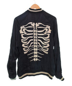 バックストリートクローラー BACK STREET CRAWLER スカル リバーシブル スカジャン SKULL Souvenir Jacket Reversible 骨  52133301 ジャケット ブラック Lサイズ 103MT-2572