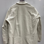 【曜日割引対象外】 ミリタリー MILITARY 西ドイツ ホワイトモールスキン ジャケット コート ホワイト 50サイズ 201MT-4609 VB