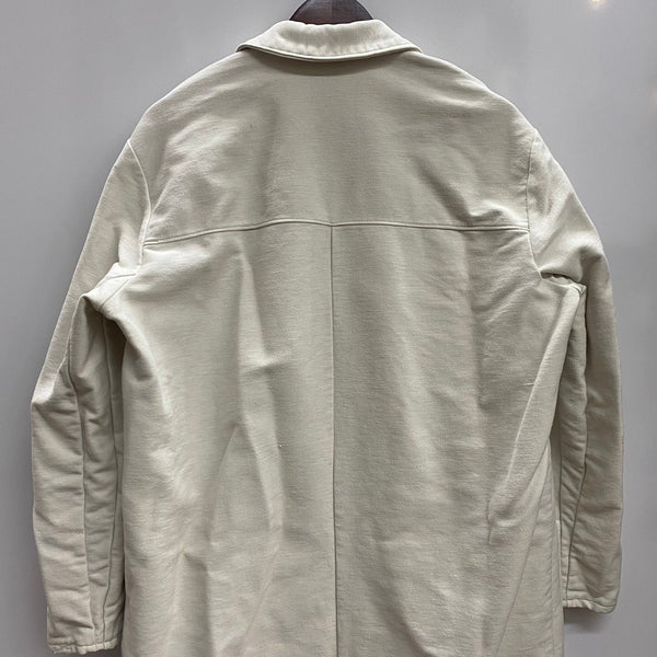 【曜日割引対象外】 ミリタリー MILITARY 西ドイツ ホワイトモールスキン ジャケット コート ホワイト 50サイズ 201MT-4609 VB