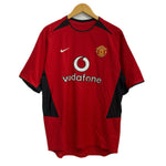 ナイキ NIKE マンチェスターユナイテッド Manchester United ユニフォーム ゲームシャツ 2002-03 Tシャツ レッド Mサイズ 201MT-4561