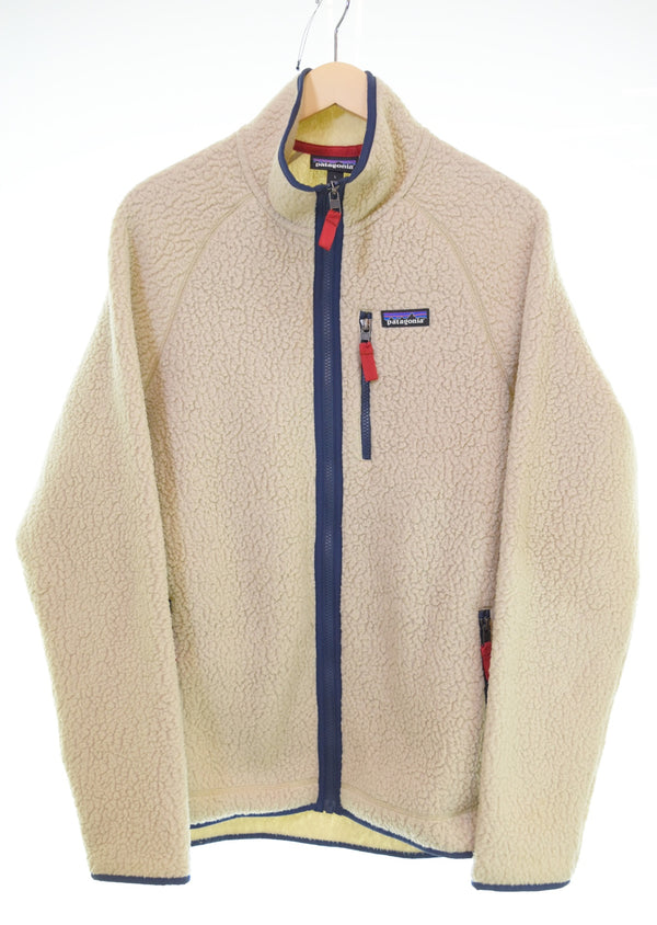 パタゴニア PATAGONIA RETRO PILE JACKET レトロパイルジャケット ジップアップフリースジャケット 22801FA19 ジャケット ベージュ Lサイズ 103MT-3118