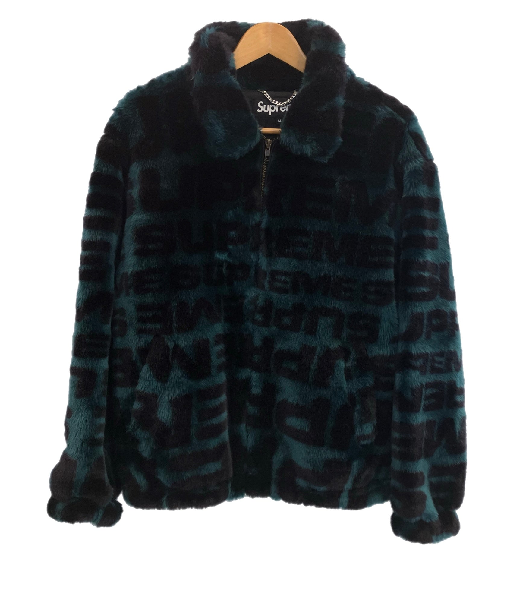 シュプリーム SUPREME 18SS Faux Fur Repeater Bomber Jacket フェイク