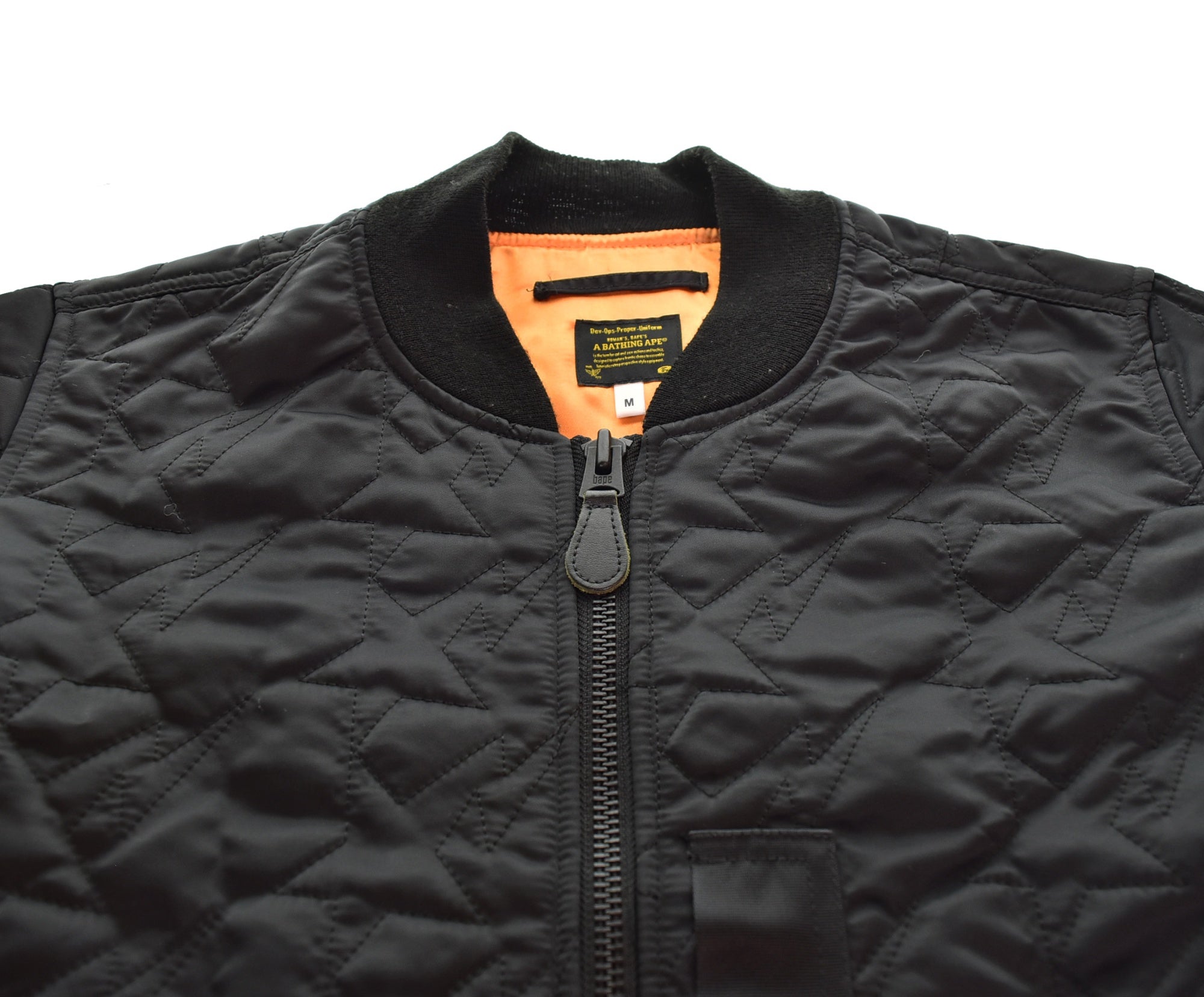 k*h様 A BATHING APE エイプ　MA-1 フライトジャケット　ブラ k*h様 A BATHING APE エイプ MA-1 フライトジャケット ブラ