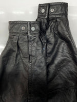 US US古着 LEATHER JACKET レザー ジャケット NOTHING ELSE IS A PEPSI ジップアップ ペプシ 企業 アウター 黒 ジャケット 無地 ブラック XLサイズ 104MT-2226