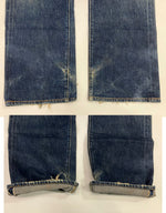 リーバイス Levi's 90's 90年代 201XX ボタン裏555刻印 赤耳 BIGE 1937モデル バレンシア製 アメリカ製 MADE IN USA VINTAGE ヴィンテージ 201-0003 デニム ブルー W33 L36 101MB-749