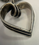 トムホーク TOM HAWK 2 line heart pendant ツーライン ハート ペンダント ナバホパールチェーン ナバホビーズチェーン メンズジュエリー・アクセサリー インディアンジュエリー ネックレス・ペンダント シルバー 101goods-185