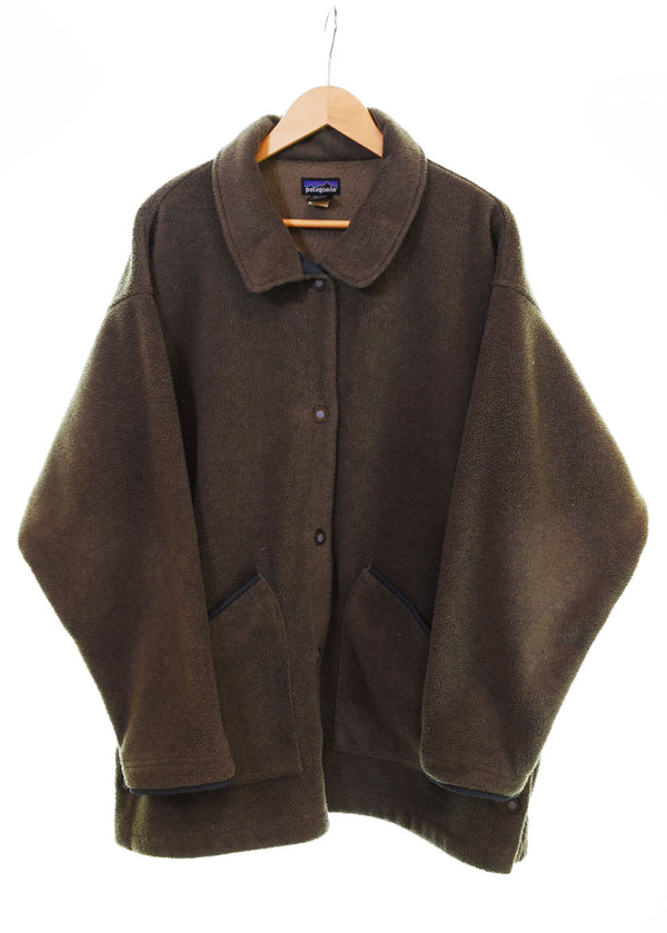 パタゴニア PATAGONIA 90s USA製 SYNCHILLA SHERING COAT シンチラシャーリングコート ジャケット カーキ Lサイズ 103MT-2755