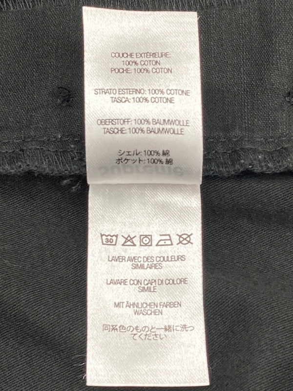 シュプリーム SUPREME Cargo Short カーゴ ショーツ ミリタリー ボタンフライ 黒 無地 ハーフパンツ ブラック サイズ 36 104MB-306