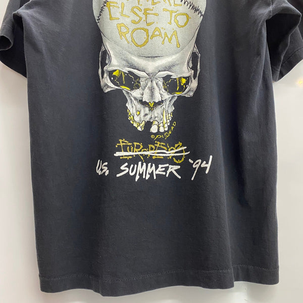 【曜日割引対象外】 ヴィンテージ vintage 90's メタリカ METALLICA NOWHERE ELSE TO ROAM U.S. SUMMER '94 Tシャツ ブラック XLサイズ 201MT-4699 VB