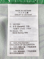 ナイキ NIKE × Off-White オフホワイト Allover Print Jersey ゲームシャツ ユニフォーム 緑 FQ0998-389 ロンT 総柄 グリーン 2XLサイズ 104MT-1622