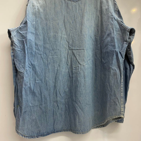 【曜日割引対象外】 ビッグマック BIG MAC 70's JCPenney デニムウエスタンシャツ 長袖シャツ ブルー 201MT-4641 VB