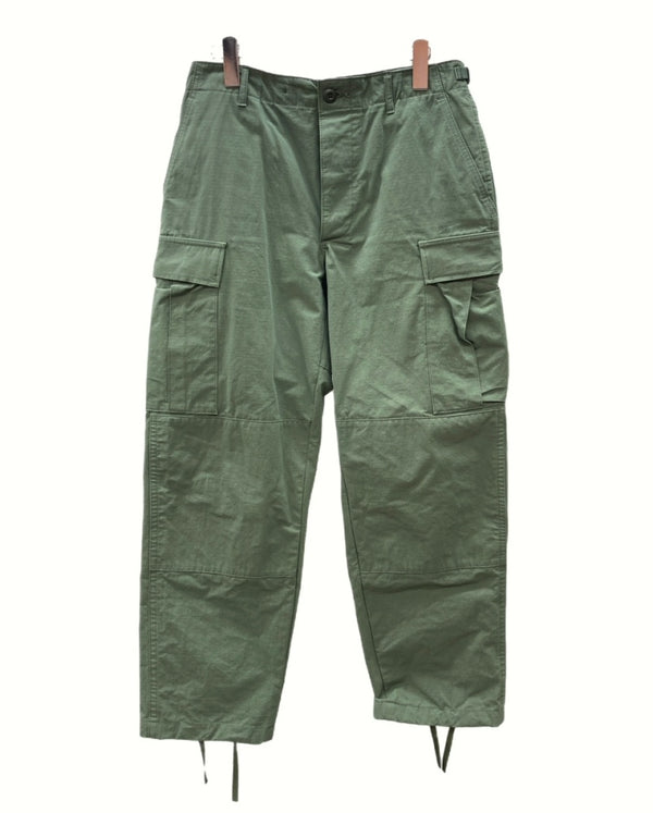 ダブルタップス WTAPS TROUSERS NYCO RIPSTOP リップストップ カーゴ トラウザー パンツ 緑 無地 WVDT-PTM01 カーゴパンツ カーキ 1 104MB-112
