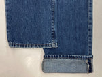 ダブルアールエル RRL DENIM PANTS デニム パンツ ボタンフライ ジーパン ジーンズ USA製 Ralph Lauren インディゴ 青 ロゴ 36-4609955WXS デニム ブルー サイズ 32 104MB-217