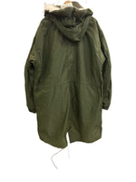 ミリタリー military US ARMY 米軍 実物 M-65 フィッシュテールパーカー モッズコート ブラスジッパー フルセット VINTAGE ヴィンテージ MEDIUM コート カーキ Mサイズ 101MT-4907