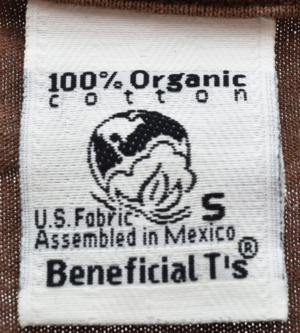 パタゴニア PATAGONIA 90's 00'S Beneficial T's 波 浮世絵 ベネフィシャル OLD オールド ブラウン Sサイズ 103MT-3524