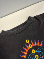 パタゴニア PATAGONIA 90s Vintage ヴィンテージ  USA製 生態系 絶滅危惧種 プリントTシャツ 黒 Tシャツ ブラック Lサイズ 101MT-4736