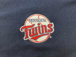 チャンピオン Champion REVERSE WEAVE リバースウィーブ 90's ヴィンテージ 刺繍タグ MLB Minnesota Twins タグ付き 紺 スウェット ワンポイント ネイビー Lサイズ 104MT-126