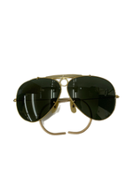 【中古】レイヴァン Ray Ban シューター Shooter 眼鏡・サングラス サングラス ロゴ ゴールド 201goods-353