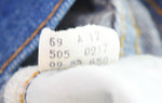 リーバイス LEVI'S USA製 80's 505-0217 ストレートデニムパンツ 青 505-0217 デニム ブルー 36 103MB-404