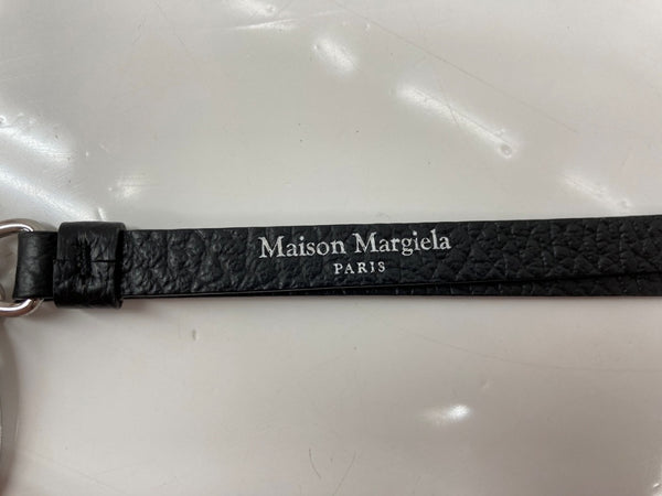 メゾンマルジェラ Maison Margiela NECK STRAP ネックストラップ キーチェーン キーリング ネックレス 黒 ネックストラップ ロゴ ブラック 104Z-8