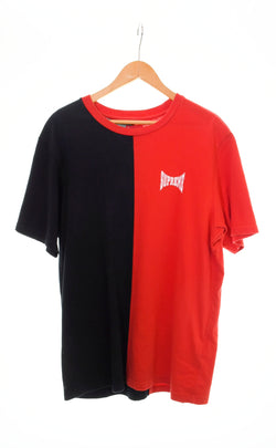 シュプリーム SUPREME 19AW Split プリント 半袖Tシャツ 黒 Tシャツ ロゴ ブラック Lサイズ 103MT-554