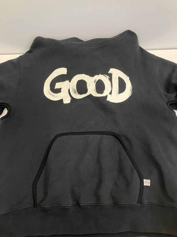 グッドイナフ Goodenough 00's GDEHタグ ベンチレーションパーカー 裏原 アーカイブ パーカ ブラック Lサイズ 101MT-4742