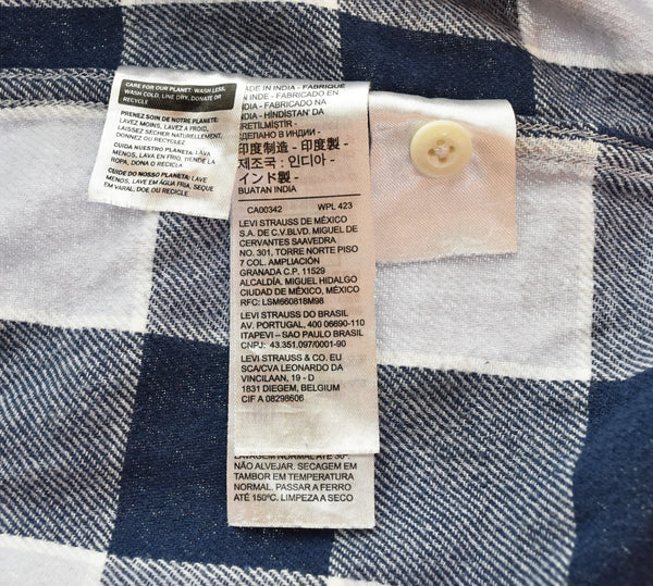 リーバイス Levi's Silver Tab OVERSIZED シルバータブ ネルシャツ ヘビネル ブロックチェック 長袖シャツ マルチカラー Lサイズ 103MT-3075