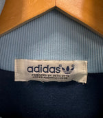 アディダス adidas トラックジャケット トレフォイルロゴ ヴィンテージ  ジャージ ブルー 201MT-2487