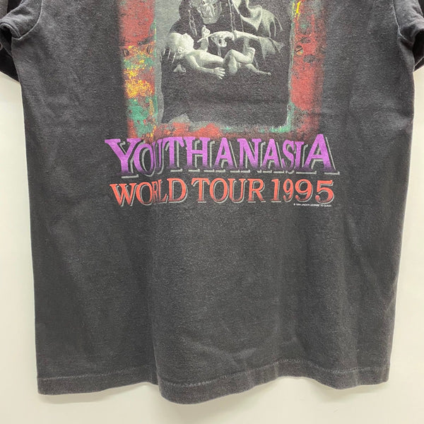 【曜日割引対象外】 ヴィンテージ vintage 90's MEGADETH Youthanasia Tour Tee SOF Tee USA製 Tシャツ ブラック Lサイズ 201MT-4247 VB