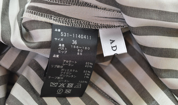 アドーア ADORE オックスストライブワンピース 531-1140411 ワンピース 36 103LT-114