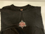 ハーレーダビッドソン Harley-Davidson ロゴ プリントTシャツ 黒 US古着 XL Tシャツ ブラック LLサイズ 101MT-2993