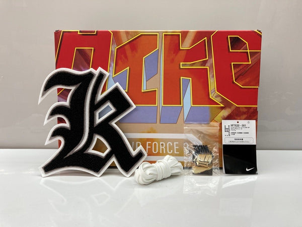 ナイキ NIKE 24年製 × NIGO ニゴー AIR FORCE 3 LOW SP エア フォース ロー AF3 クロコ シューズ 黒 HF7630-001 メンズ靴 スニーカー ブラック 27.5cm 104S-1021