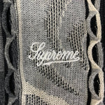 シュプリーム SUPREME ジップアップ 半袖 カットソー パイル地 ネイティブ柄 半袖ポロシャツ 半袖カットソー ブラック Mサイズ 201MT-4298