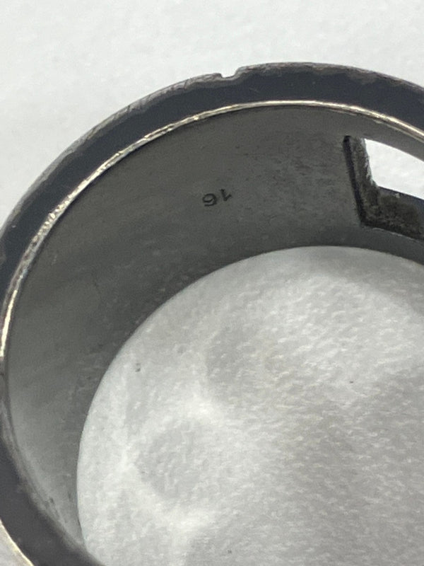 グッチ GUCCI ブランテッドＧリング カットアウト Gモチーフ Gロゴ コーティング メンズジュエリー・アクセサリー 指輪・リング シルバー 101goods-194