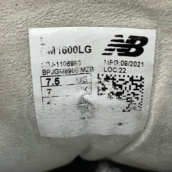 ニューバランス new balance 1600 Legacy Navy CM1600LG メンズ靴 スニーカー グレー 25.5cmサイズ 201-shoes1488