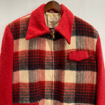 【曜日割引対象外】 ヴィンテージ vintage ~50's シャンハウス shanhouse ウールコート ジャケット レッド 201MT-4712 VB