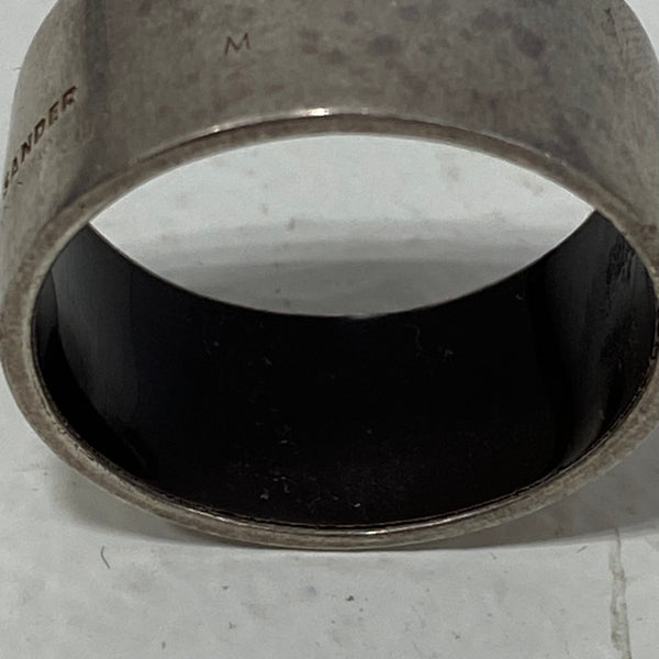 【中古】ジルサンダー Jil Sander ロゴデザインリング 	22号 silver925 メンズジュエリー・アクセサリー 指輪・リング シルバー 201goods-556