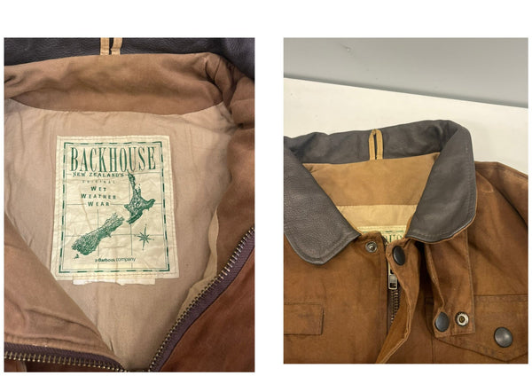 バブアー BARBOUR 90's 90年代 BUCKHOUSE バックハウス ダブルネーム BUSHMAN JACKET ブッシュマンジャケット ワックス コットン オイルドジャケット ハンティング VINTAGE ヴィンテージ ジャケット ブラウン 101MT-5336