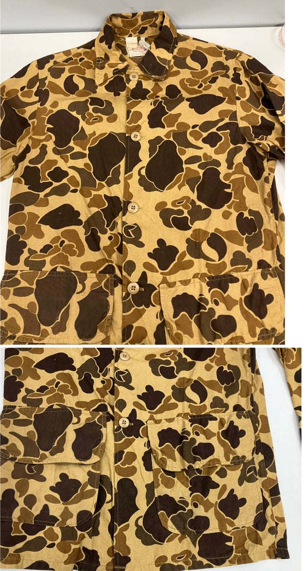 ヴィンテージ vintage 60's 60年代 Canvasback ダックハンターカモ ハンティングジャケット カバーオール ジャケット ベージュ 101MT-5031