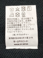 サブカルチャー Subculture DEVIL CREW NECK SWEAT デビル クルーネック スウェット トレーナー ラグラン 黒 サイズ2 スウェット プリント ブラック 104MT-1534