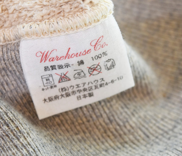 ウエアハウス WAREHOUSE 両V ステンシル スウェット トレーナー 40 スウェット グレー 103MT-3156