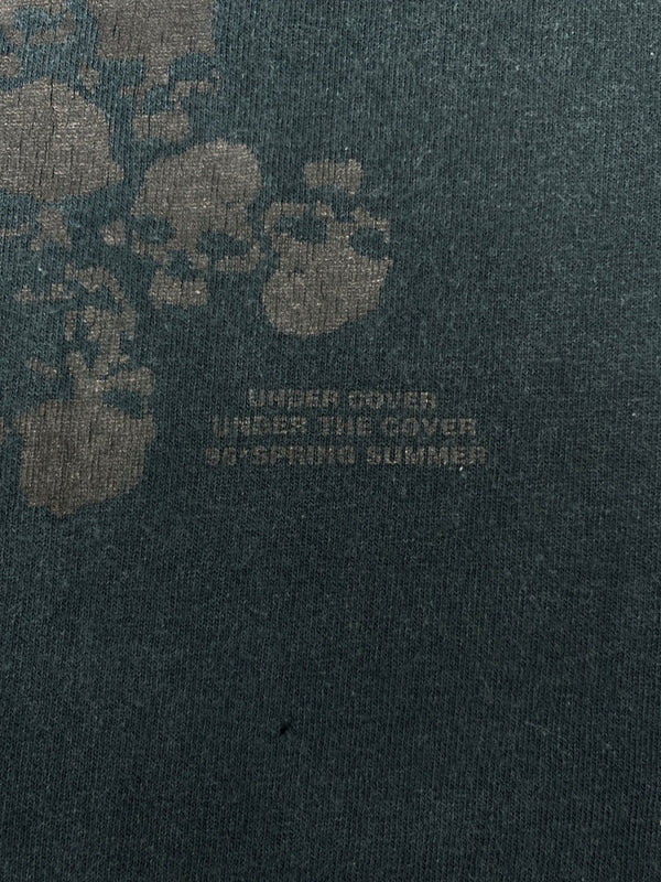 アンダーカバー UNDERCOVER 90s SKULL CROSS TEE スカル クロス Tシャツ ドクロ 骸骨 アーカイブ 半袖 黒 Tシャツ スカル ブラック Lサイズ 104MT-1894